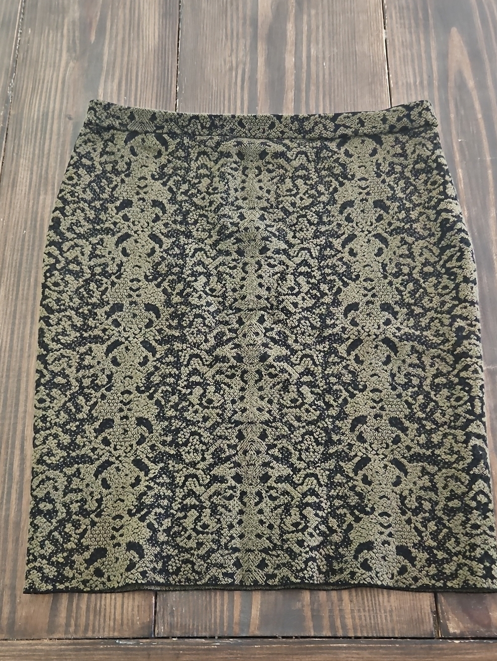 Gucci Jacquard Knit Pencil Skirt Size Large